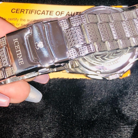 REAL DIAMOND EXCLUSIVE collection mens Bling watch - Picture 11 of 17